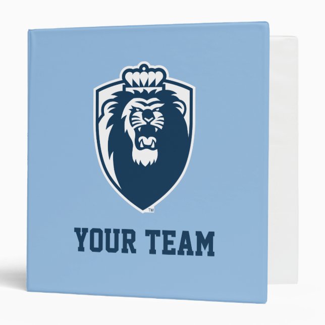 Big Blue Monarchs Shield 3 Ring Binder (Front/Inside)