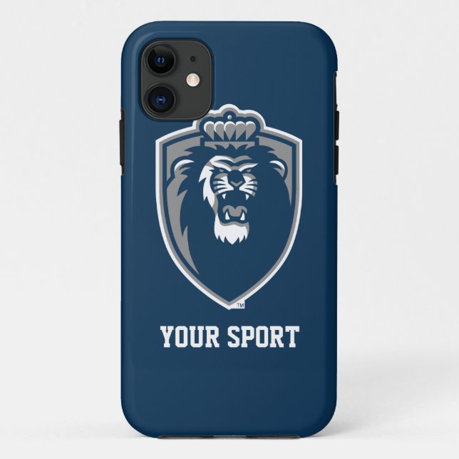 Big Blue Monarchs Shield Case-Mate iPhone Case (Back)