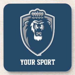 Big Blue Monarchs Shield Drink Coaster