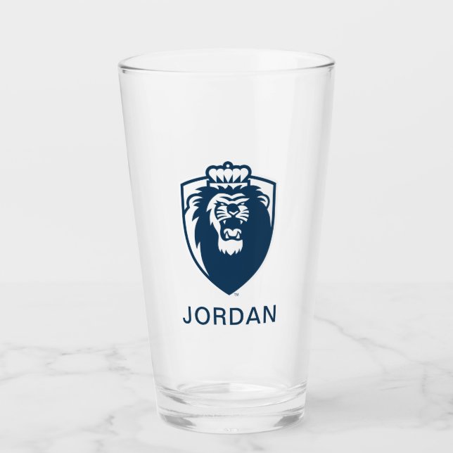 Big Blue Monarchs Shield Glass (Front)