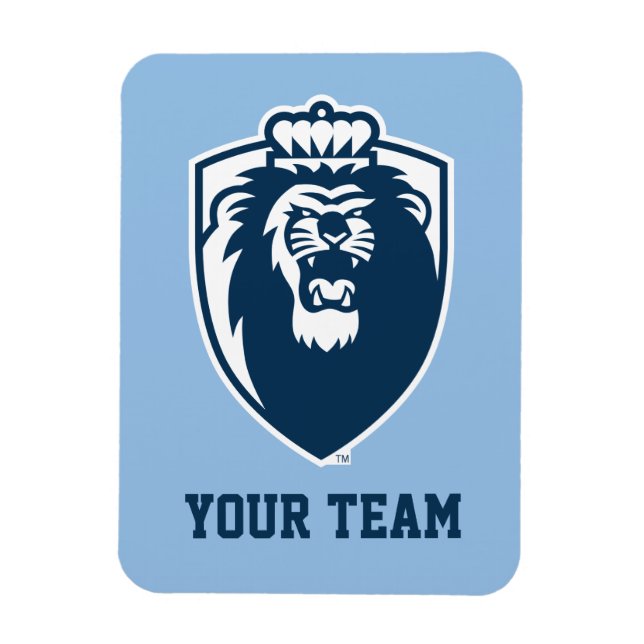 Big Blue Monarchs Shield Magnet (Vertical)