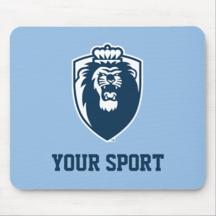 Big Blue Monarchs Shield Mouse Pad