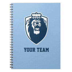 Big Blue Monarchs Shield Notebook