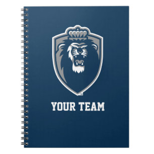 Big Blue Monarchs Shield Notebook