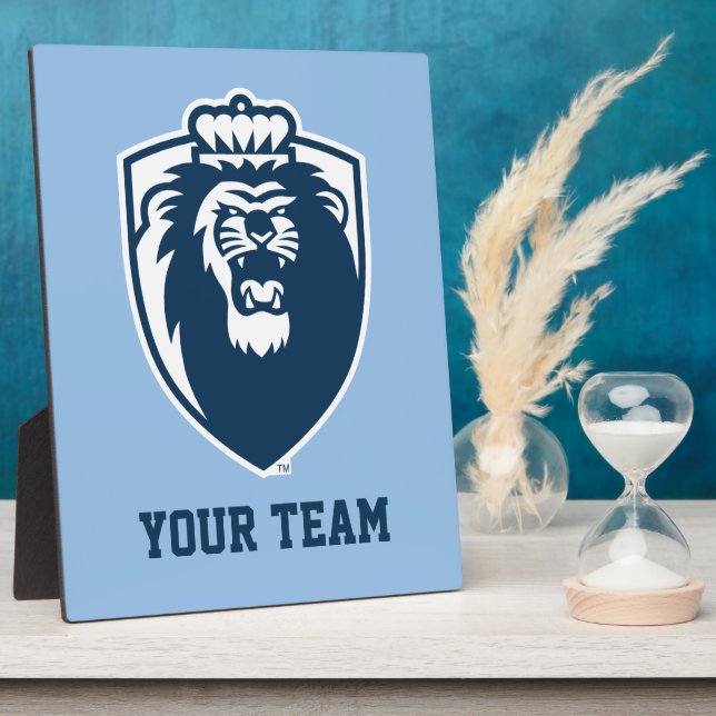 Big Blue Monarchs Shield Plaque (Side)