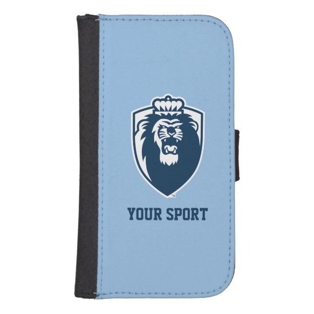 Big Blue Monarchs Shield Samsung Galaxy Wallet Case (Front)