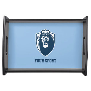 Big Blue Monarchs Shield Serving Tray