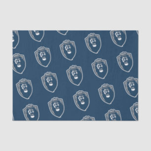 Big Blue Monarchs Shield Tissue Paper