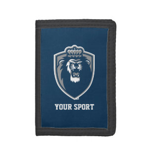 Big Blue Monarchs Shield Trifold Wallet