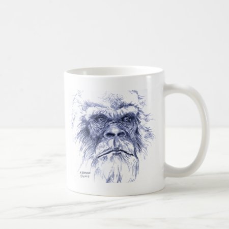 Big Blue Sasquatch Coffee Mug