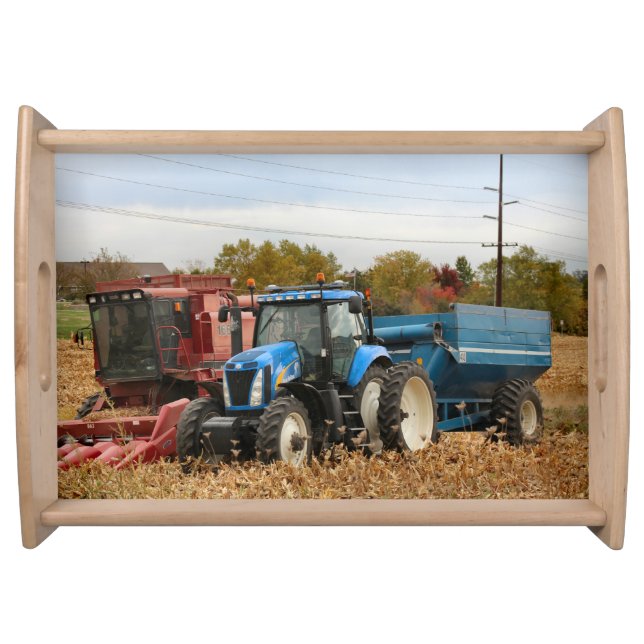 Big Blue Serving Tray (Front)