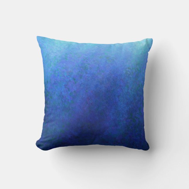 Big Blue Throw Pillow (Front)
