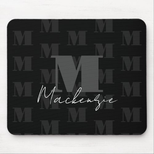 Big Bold Monogram Mousepad