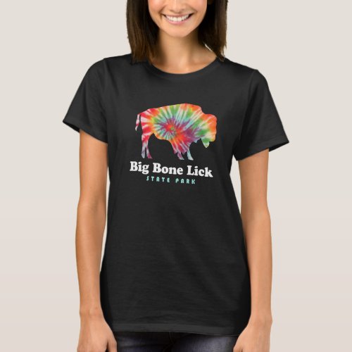 Big Bone Lick State Park Kentucky Bison Tie Dye Fo T_Shirt