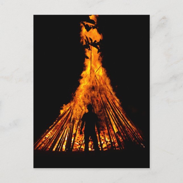 Big bonfire postcard (Front)