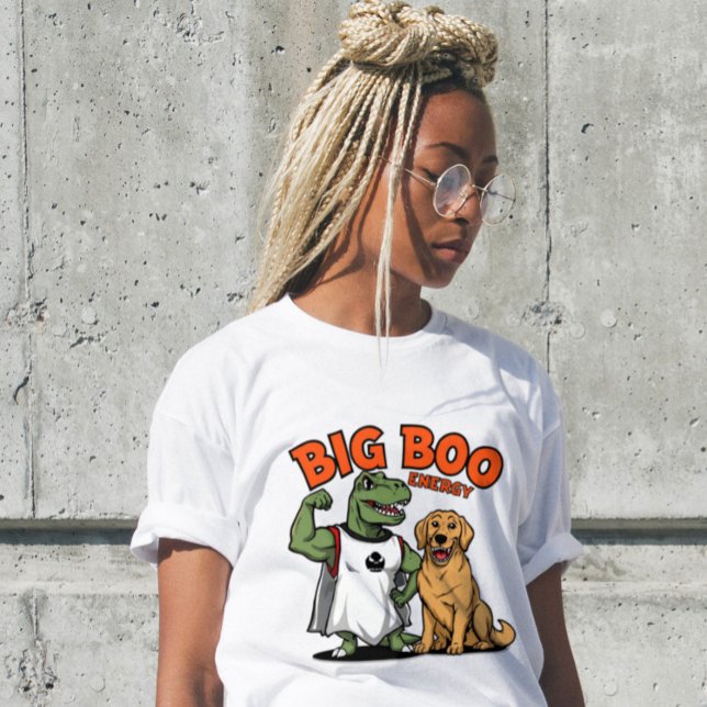 Big Boo Energy T Rex Retriever Halloween Tee (Creator Uploaded)