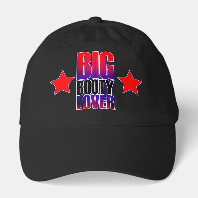 BIG BOOTY LOVER Funny Dad Hat (Front)