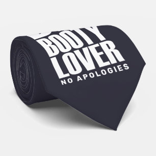 BIG BOOTY LOVER Funny Mens Neck Tie