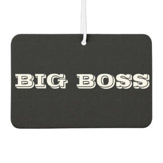 Big Boss bumpersticker Air Freshener