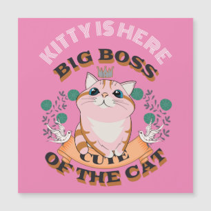 BIG BOSS CUTE CAT CUSTOMIZE PERSONALIZED NAME
