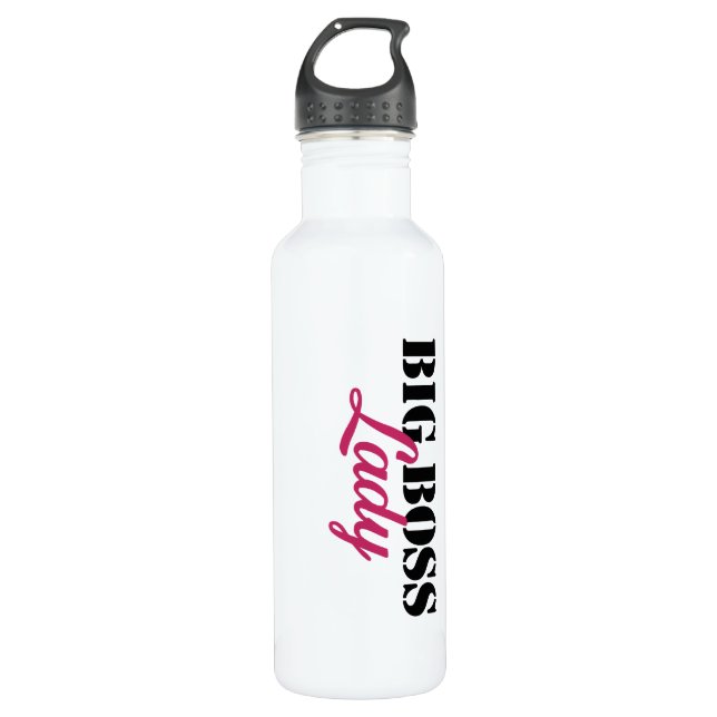 Big Boss Lady Stainless Steel Water Bottle (Front)