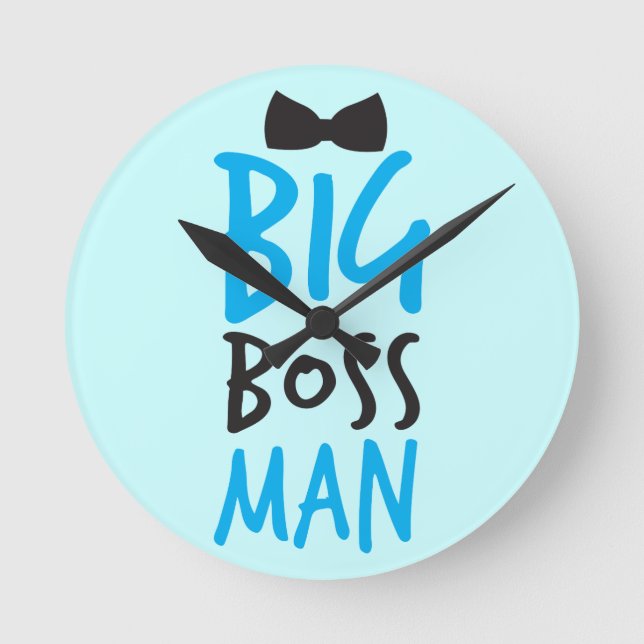 Big Boss man design NP Round Clock (Front)