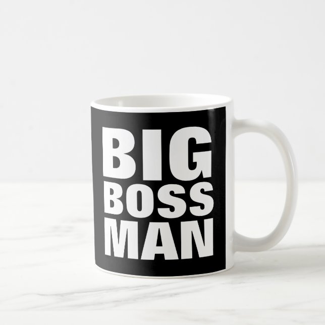 BIG BOSS MAN, Funny coffee mugs (Right)
