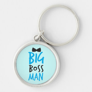 Big boss man nice Bossy design with a bow tie Keychain