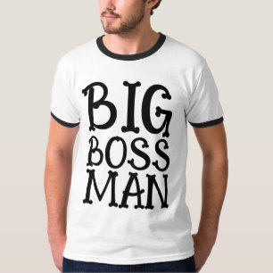 BIG BOSS MAN T-shirts ringer -Shirt