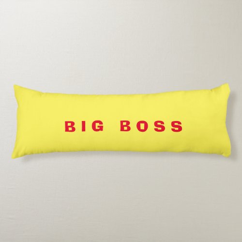 BIG BOSS PILLOW FOR FANS