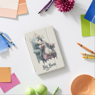 Big Boss Winter Penguin Design iPad Mini Cover