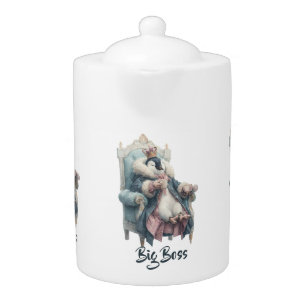 Big Boss Winter Penguin Design Teapot