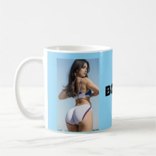 BIG BOTTOMED GIRL 'BOTTOMS UP!' COFFEE MUG