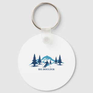 Big Boulder Pennsylvania Ski Resort Skiing Skier T Keychain