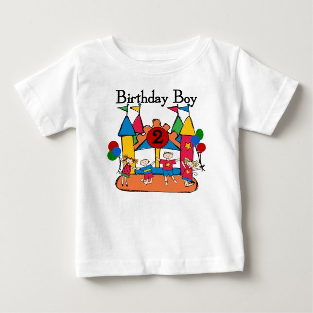 Big Bounce Boy 2nd Birthday Tshirts and Gifts (Front)