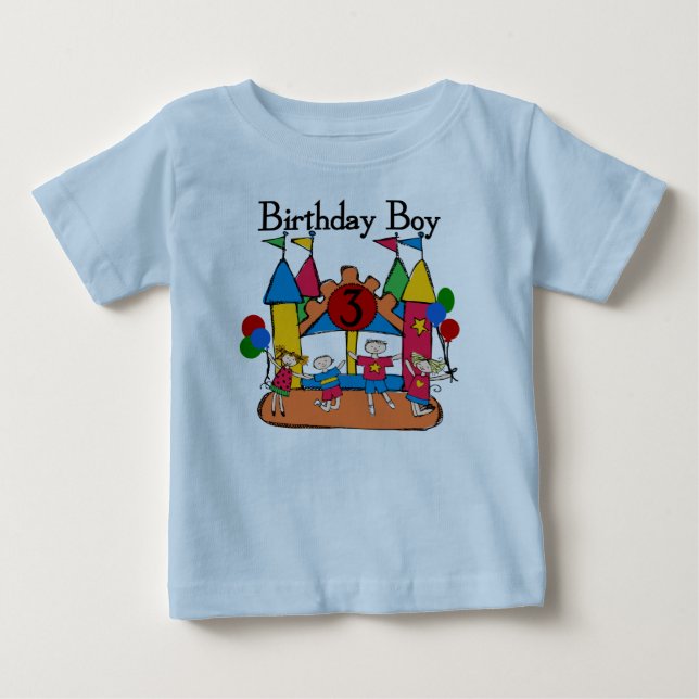 Big Bounce Boy 3rd Birthday T shirts and Gifts (Front)