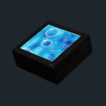 Big Bouncing Blue Bubbles Gift Box<br><div class="desc">Big bouncing shiny blue bubbles! Cute and cheerful pattern.</div>