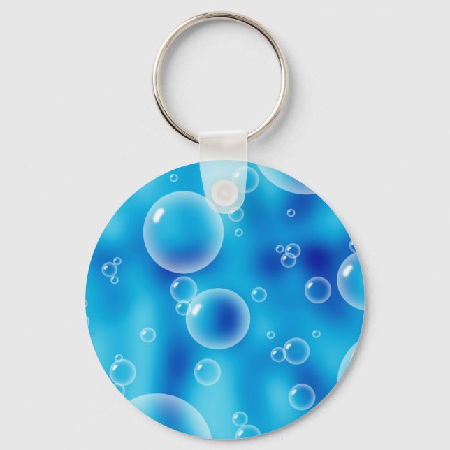 Big Bouncing Blue Bubbles Keychain (Front)