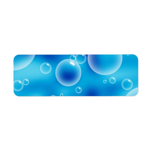 Big Bouncing Blue Bubbles Label (Front)