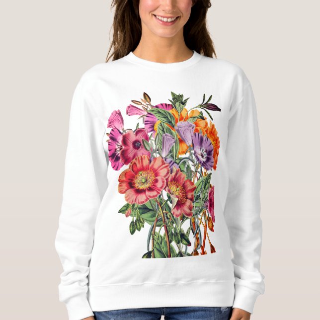 Big Bouquet of Meadow Wildflowers Sweatshirt (Front)