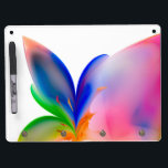 Big Bow Gift Box Dry Erase Board With Keychain Holder<br><div class="desc">Gift box with big bow in shape of bunny ears or flower. Easter,   birthday or anniversary greetings illustration.</div>
