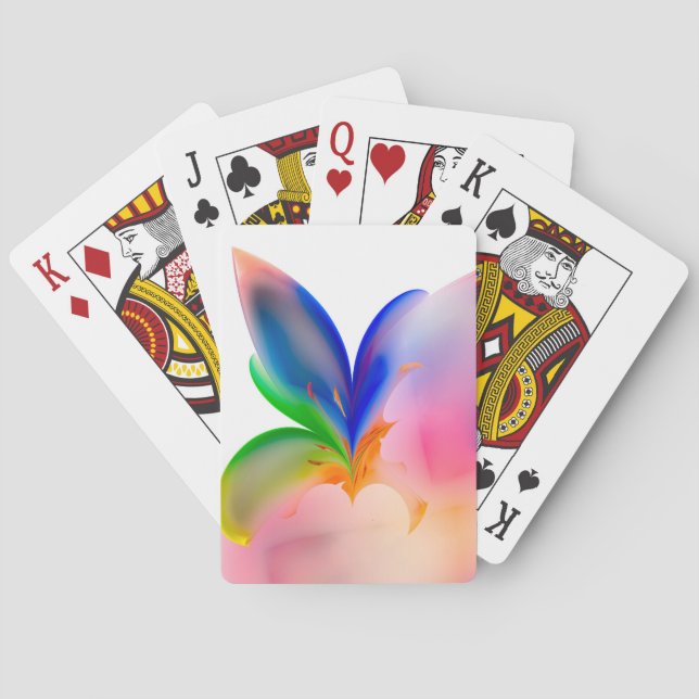 Big Bow Gift Box Poker Cards (Back)