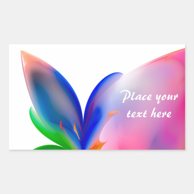 Big Bow Gift Box Rectangular Sticker (Front)