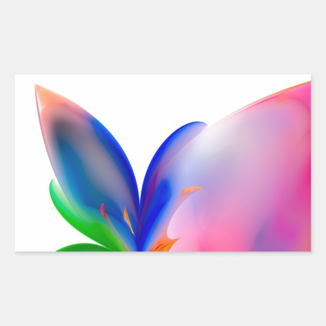 Big Bow Gift Box Rectangular Sticker (Front)