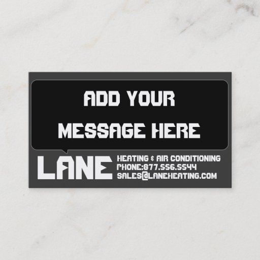 Customizable Big Box Business Card