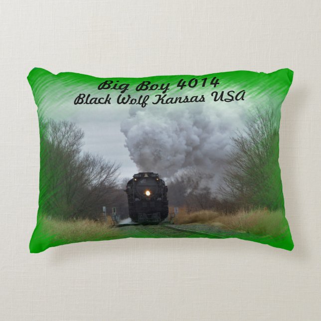 Big Boy 4014 Accent Pillow (Front)