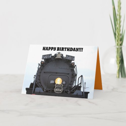 Big Boy 4014 Birthday Card