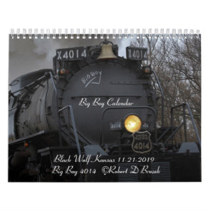 Big Boy 4014 Calendar