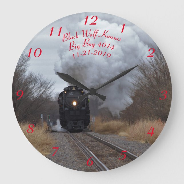 Big Boy 4014 Large Clock (Front)