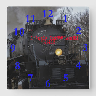 Big Boy 4014 Square Wall Clock